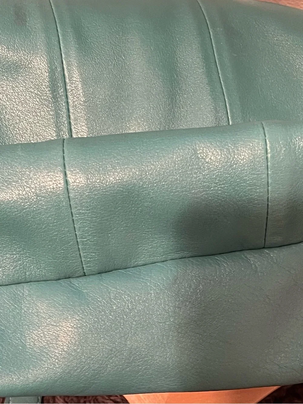 Coach Kristin Teal Convertible Hobo Bag with Gold Hardware